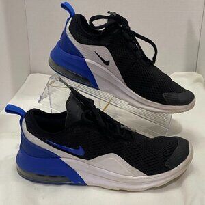 Nike Air Max 270 GS Black White Game Royal Sneakers Boys Youth 5Y (Women’s 6.5)